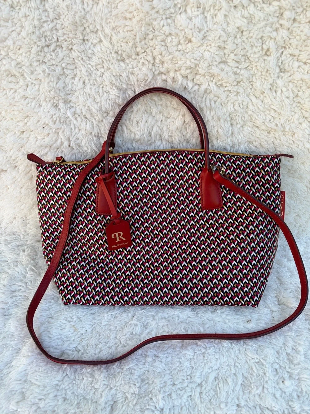 Roberta Pieri Tatami print tote crossbody